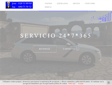 Tablet Screenshot of pollensataxi.com